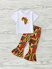 2 piece pant set African print
