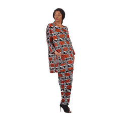 Imani Print Pants Set