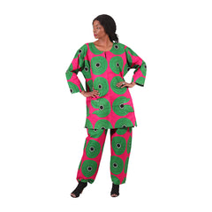 Imani Print Pants Set