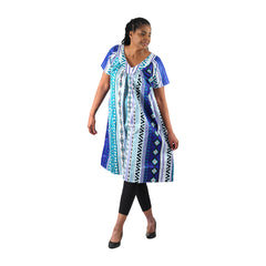 African Print Short Dress