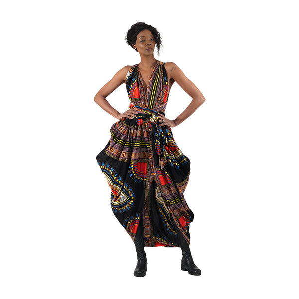 Split Leg Halter Dress