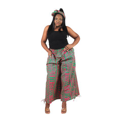 Ankara Print Pull String Pants