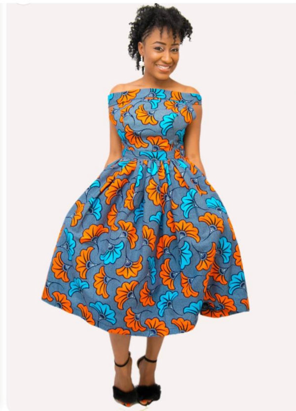 African Print Dress