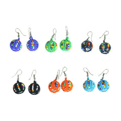 Beaded Orb Earring