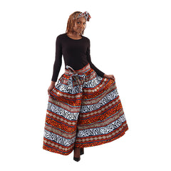 Bold Ankara Print Palazzo Pants