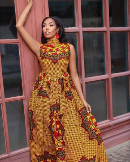 African Print Dress
