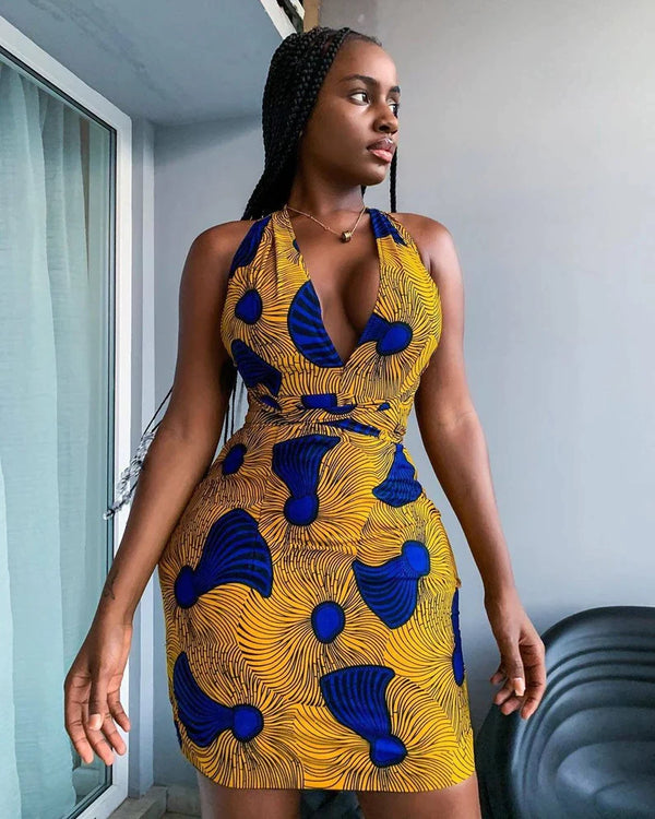 African Print Toba Dress